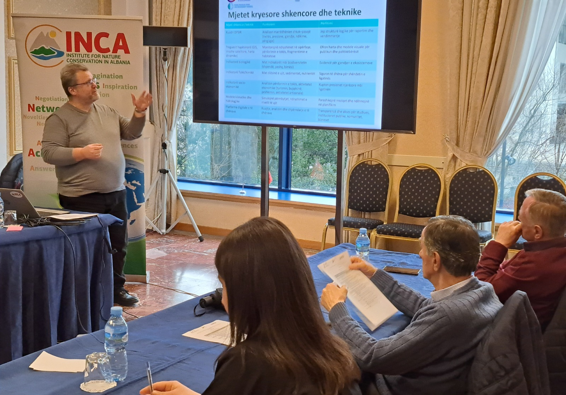Training dedicated to the creation of the wetland observatory